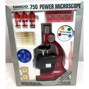 Tasco 750 Power Microscope With Durable Construction & Precision Ground Lenses I